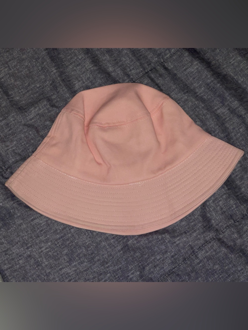 Girls' Pink Strawberry Embroidered Bucket Hat - Picture 2 of 3